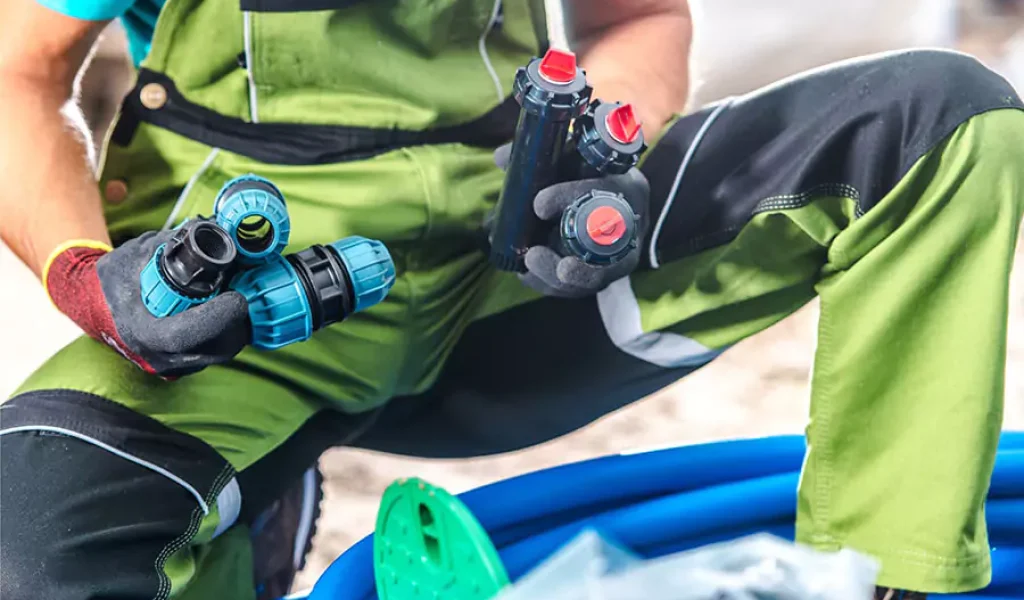 sprinkler installation 3